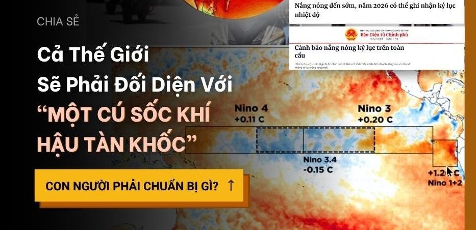 Nắng Nóng Kỷ Lục: Cả thế giới sẽ phải đối diện với “Một Cú Sốc Khí Hậu Tàn Khốc”. Con người phải chuẩn bị gì? 