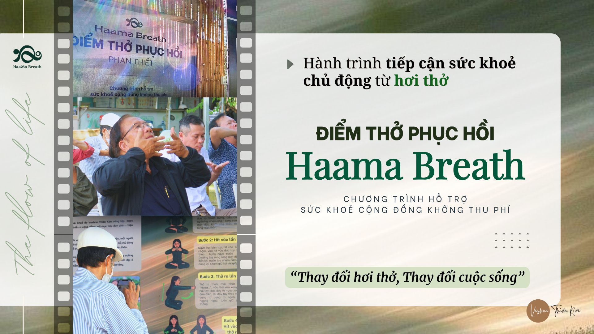 Điểm thở cộng đồng Haama Breath đầu tiên: Hơi thở vì sức khỏe người dân Bình Thuận
